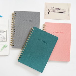 Lay-Flat Notebook - 180° Spiral Binding, Custom Column Layout, Corporate Bulk Discount