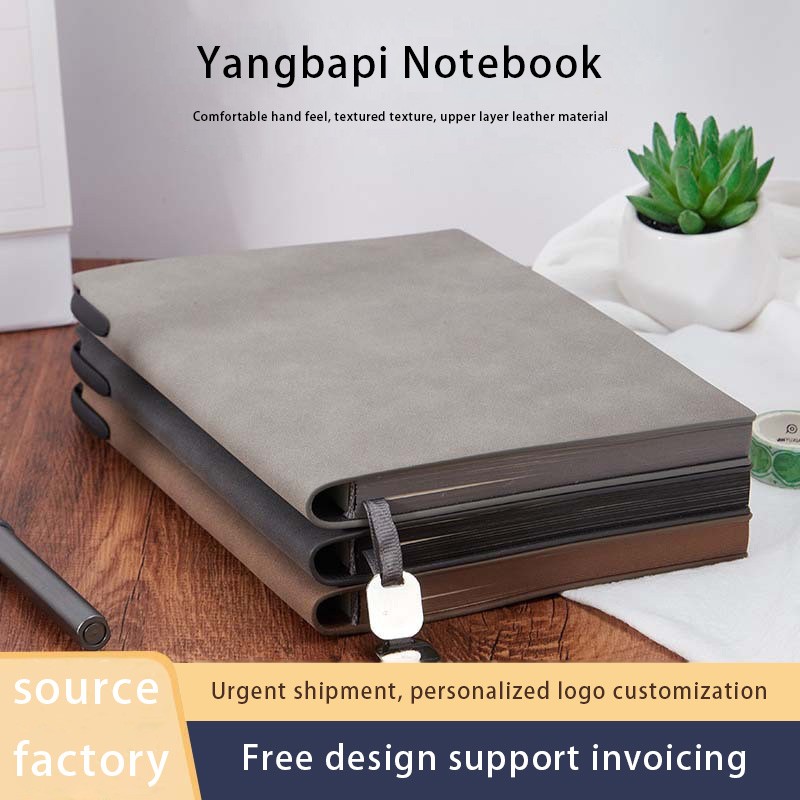 Thick Grid Notebook Custom - A4/A5 Square Pages, Page Number Printing, Bulk Order for Office/School