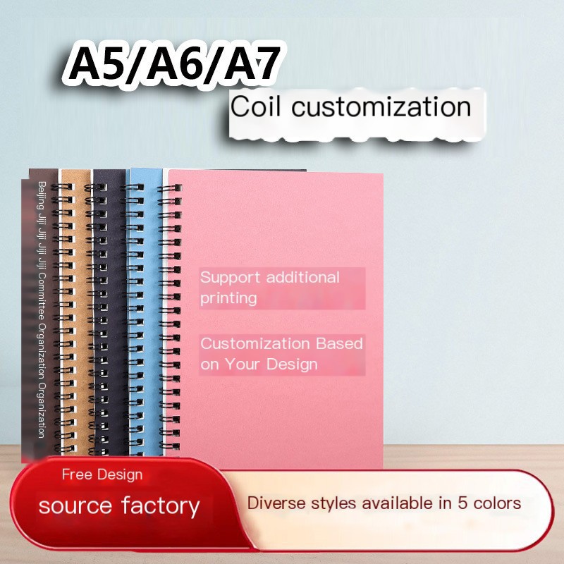 Lay-Flat Notebook - 180° Spiral Binding, Custom Column Layout, Corporate Bulk Discount