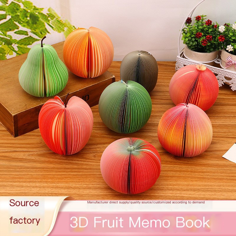 Custom Promotional School Stationery Advertisement Memo Pad Tear Off pear