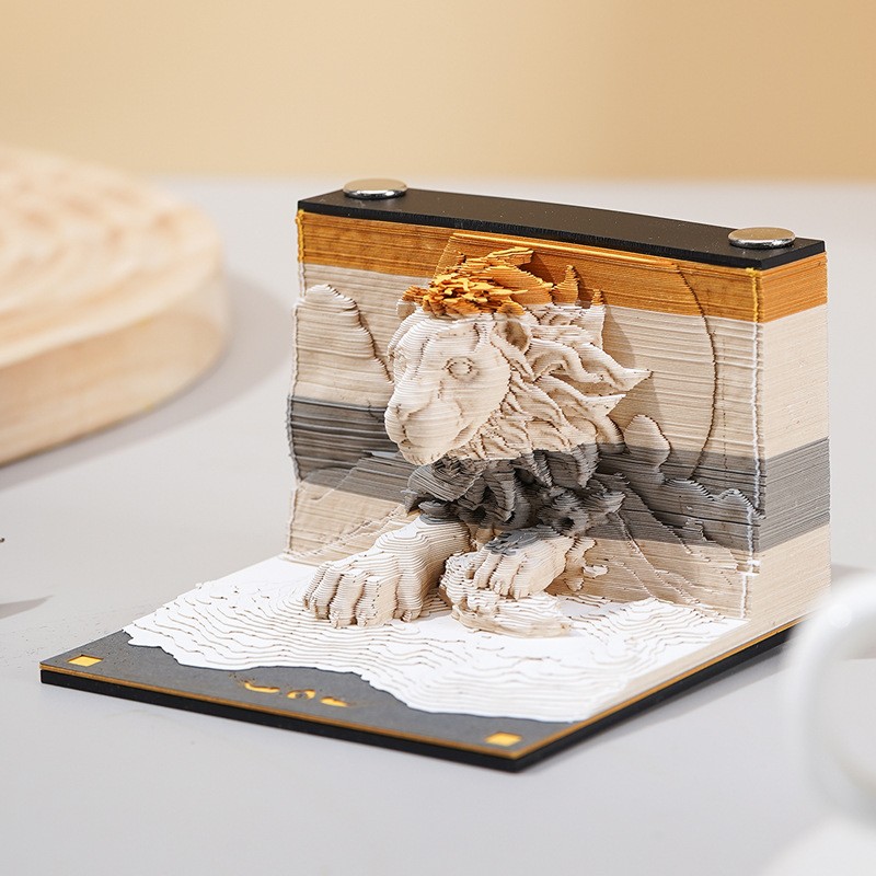 New Arrival Notepad Night Decoration Paper Craft 3D Memo Pads