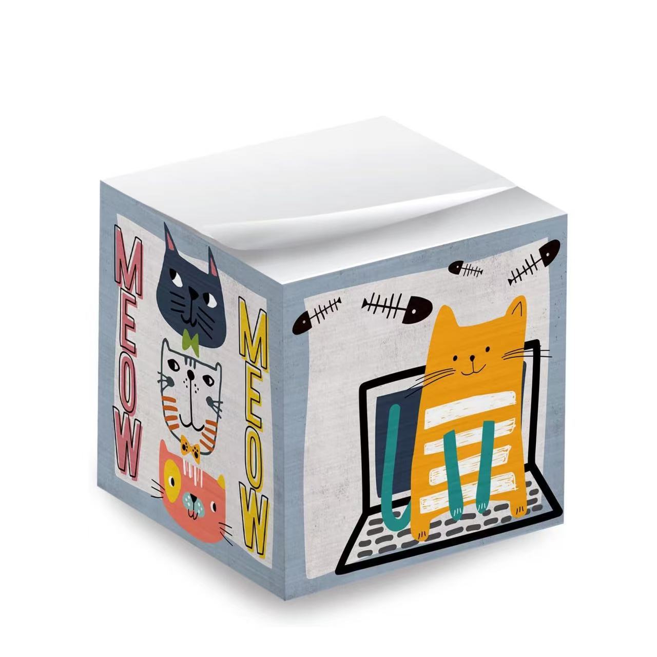 Customized Calendar New Style Series Hogwarts Castle Cube Design paper Block NotePad 3D Memo pad