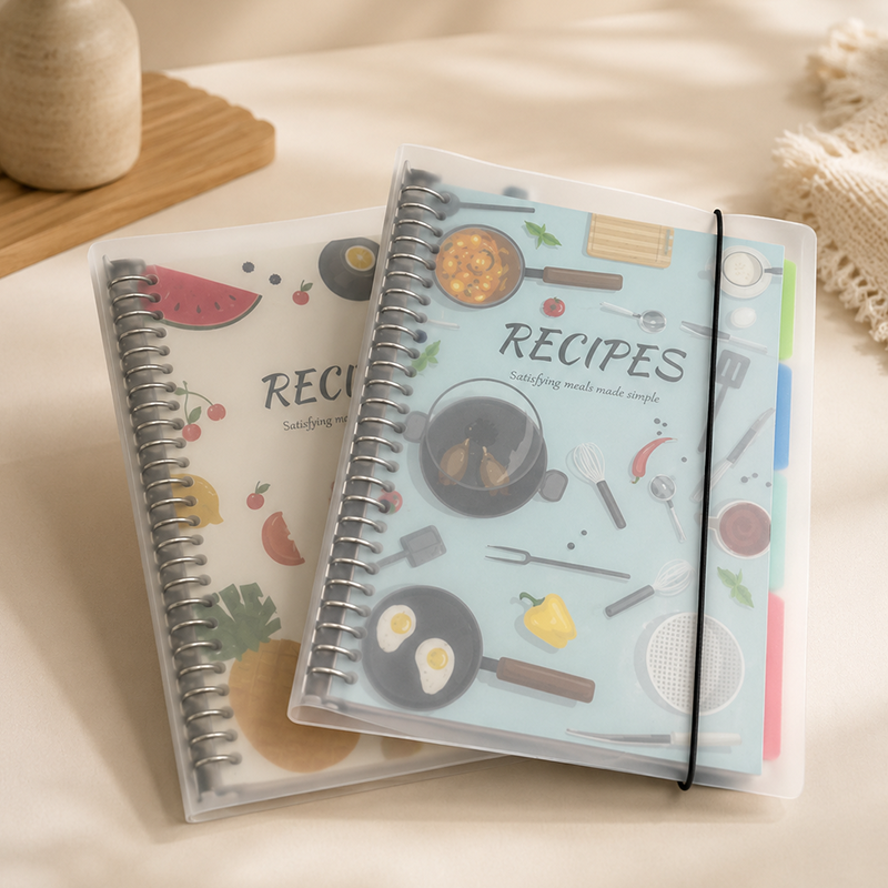 Recipe Organizer Notebook for Home Cooking & Meal Planning