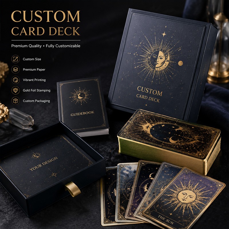Custom Tarot & Oracle Card Printing Factory | OEM Card Deck Manufacturer