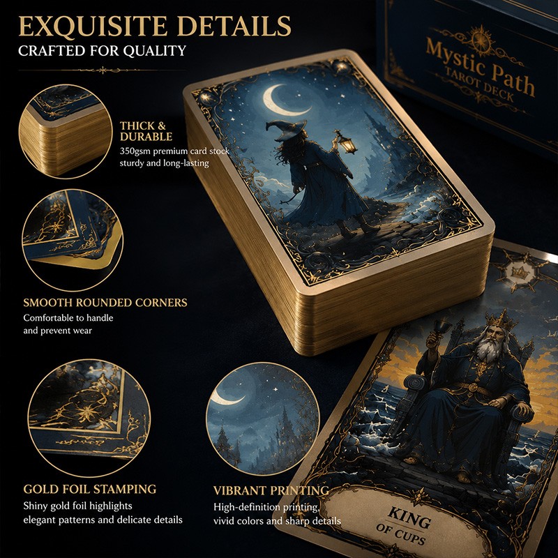 Custom Tarot Card Printing Manufacturer | OEM Oracle Card Deck Supplier